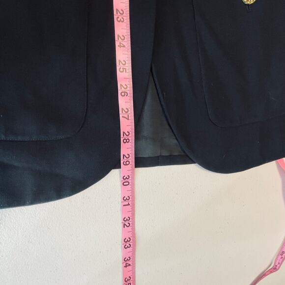 Episode Carolyn Wight Freeman Vintage Black Wool Classic Long Jacket Blazer 4 - Picture 16 of 16